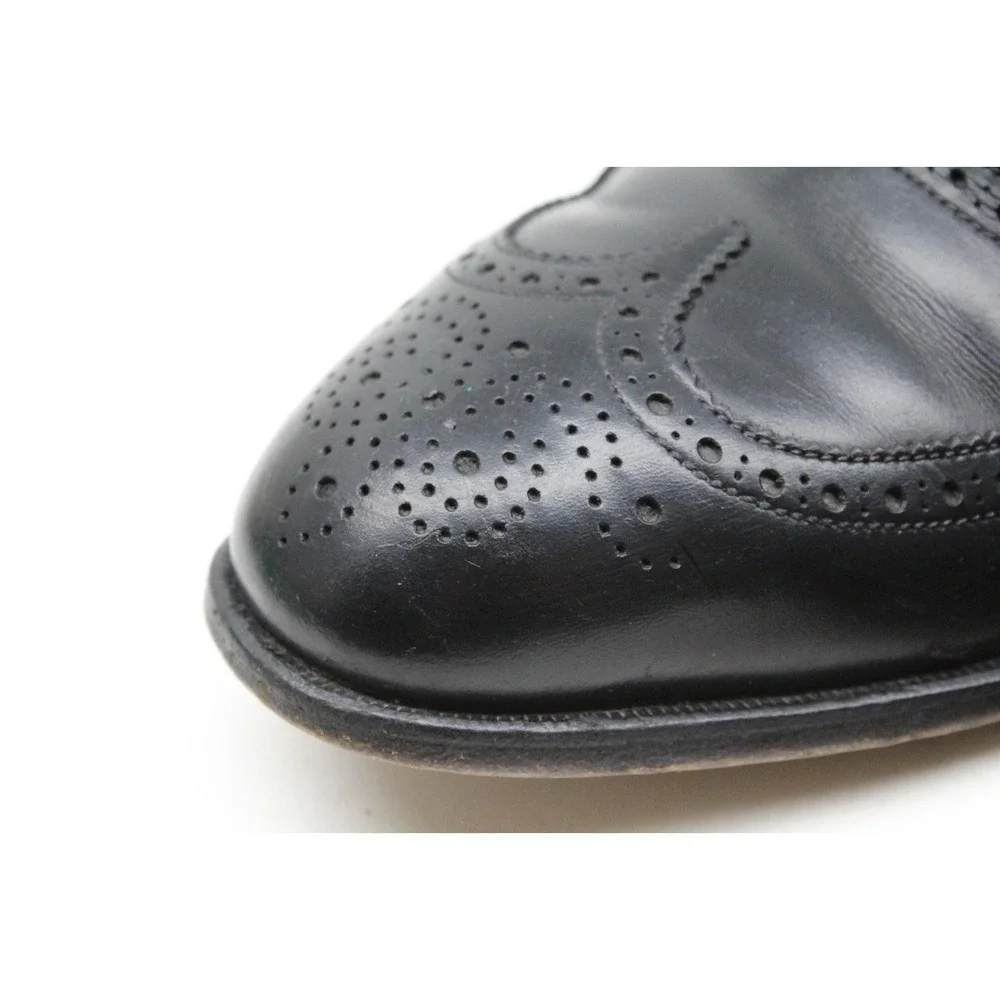 Vintage FOOTJOY Classics‎ Wingtip Black Oxford Shoes Sz 8.5EEE USA Made